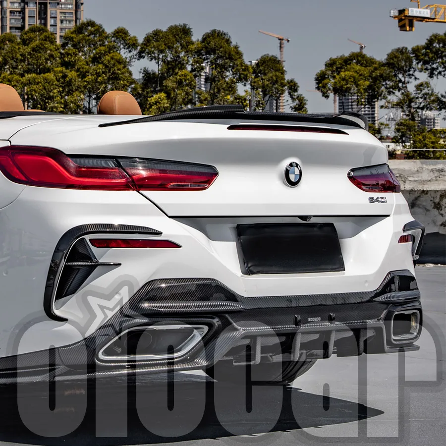 Oiomotors SQ Style сухой углеволоконный задний диффузор для BMW G14 G15 8 серии 840i M850i
