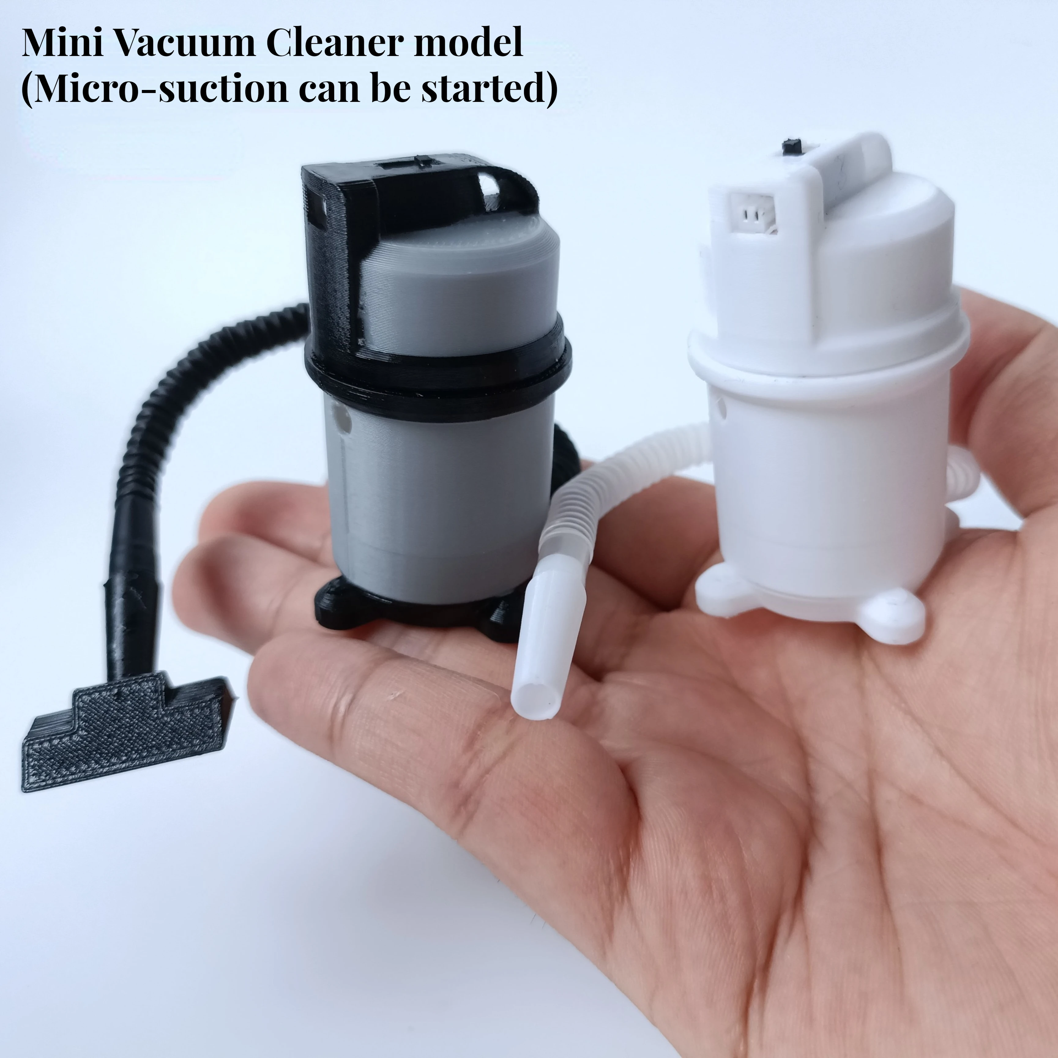 

Dollhouse Accessories Miniature Dust Catcher Toy DIY Handmade Mini Vacuum Cleaner Model Can Be Micro Suction Food Play Scene