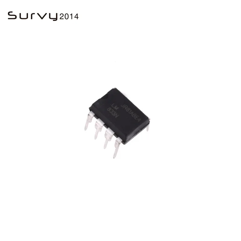 

10pcs LM833N LM833 DIP-8 Audio Amplifiers Lo Noise Audio Dual new original diy electronics
