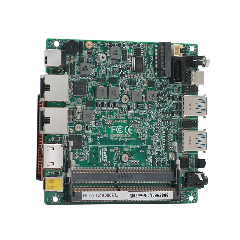 Промышленная материнская плата Piesia 11th Tiger Lake-U 64 Гб X86 Celeron 6305 мини системная M.2 DDR4