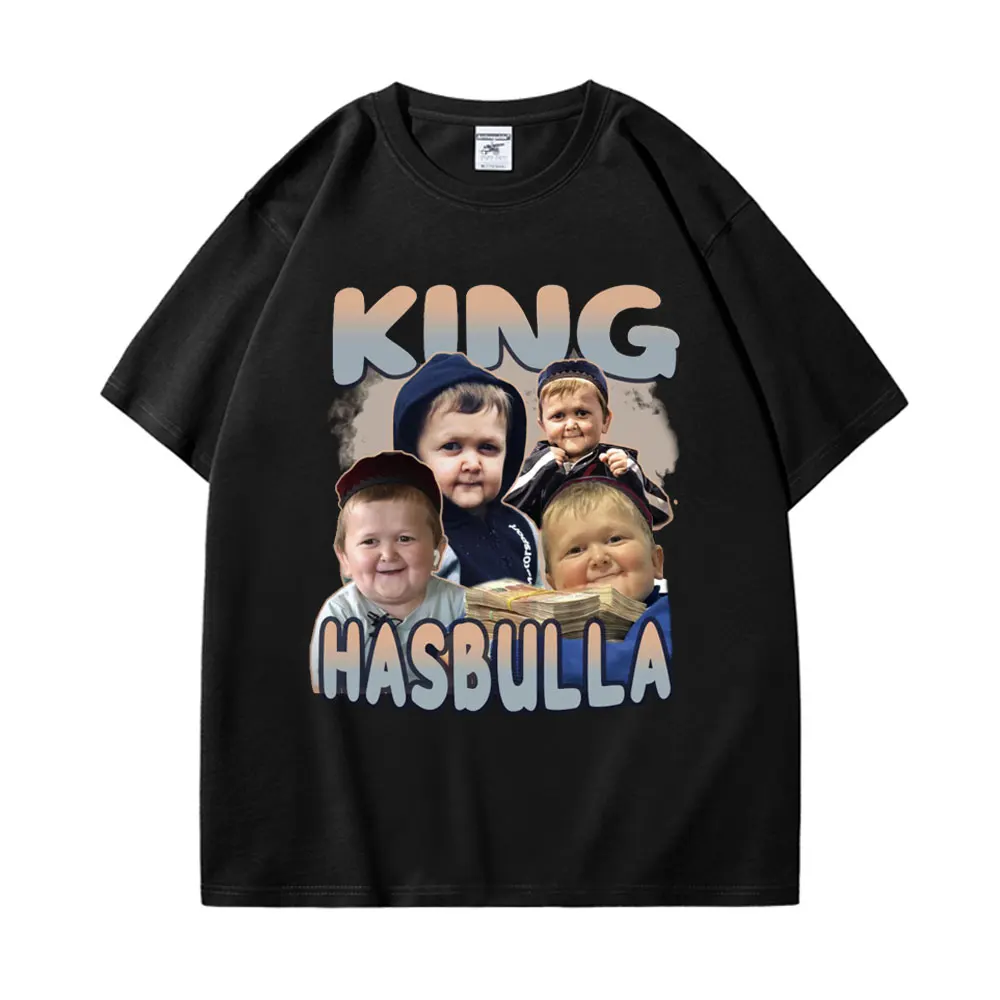 

Hasbulla Fighting Meme Graphic T Shirt Straaight Outta Dagestan Mini Khabib Blogger T Shirts Men Women Fashion Oversized T-shirt