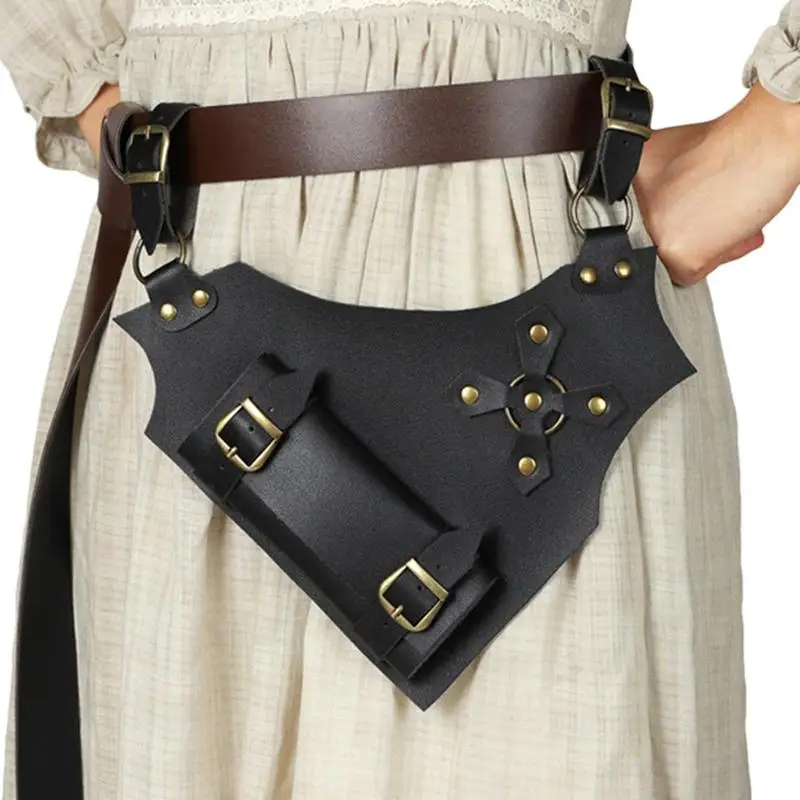

Leather Hoster For Men Medieval Blade Frog Rapier Knight Holster Blade Sheath Holder Retro Belt Holster Pirate LARP Costume