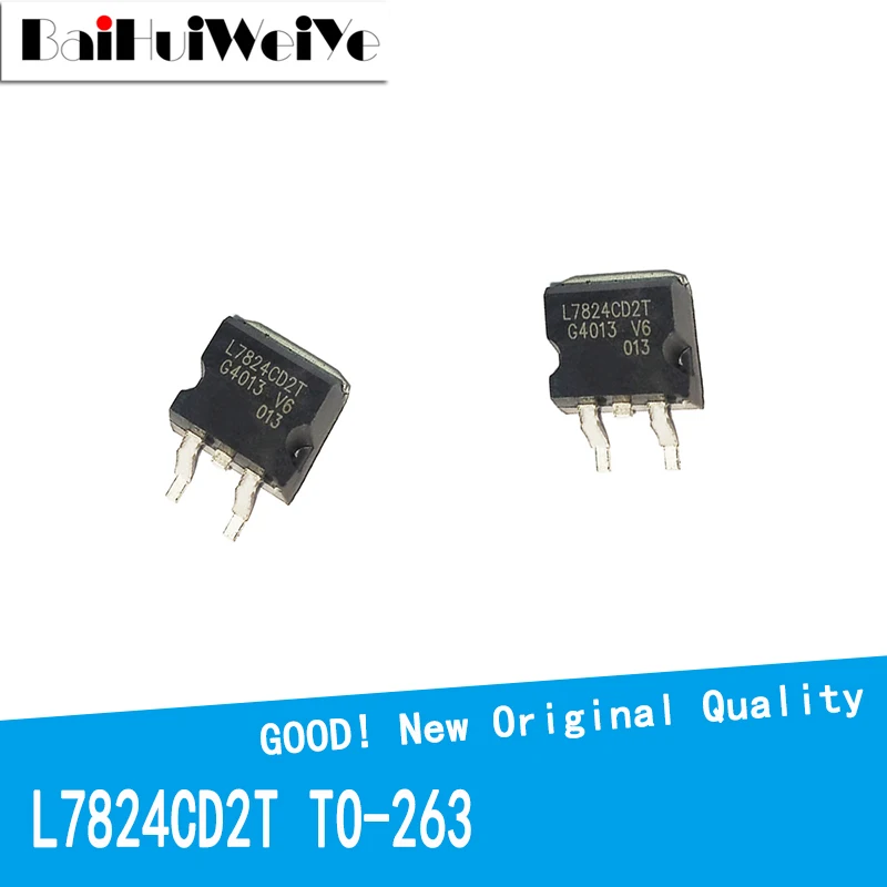 10 шт./лот L7824CD2T L7824C2T L7824 TO-263 MOSFET MOSFT Трехконтактный регулятор напряжения SMD новый чипсет хорошего качества