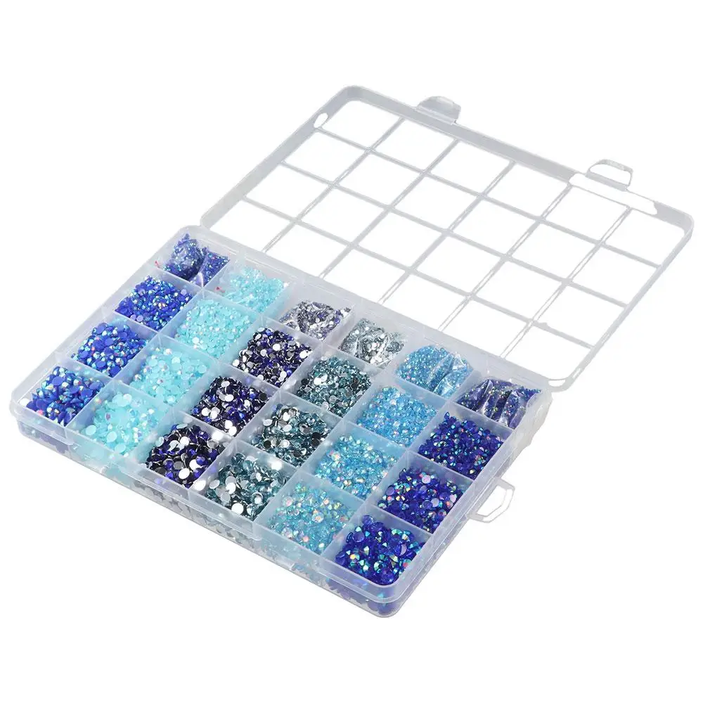 

30000 шт., стразы с плоской задней поверхностью, 2 мм, 3 мм, 4 мм, 5 мм