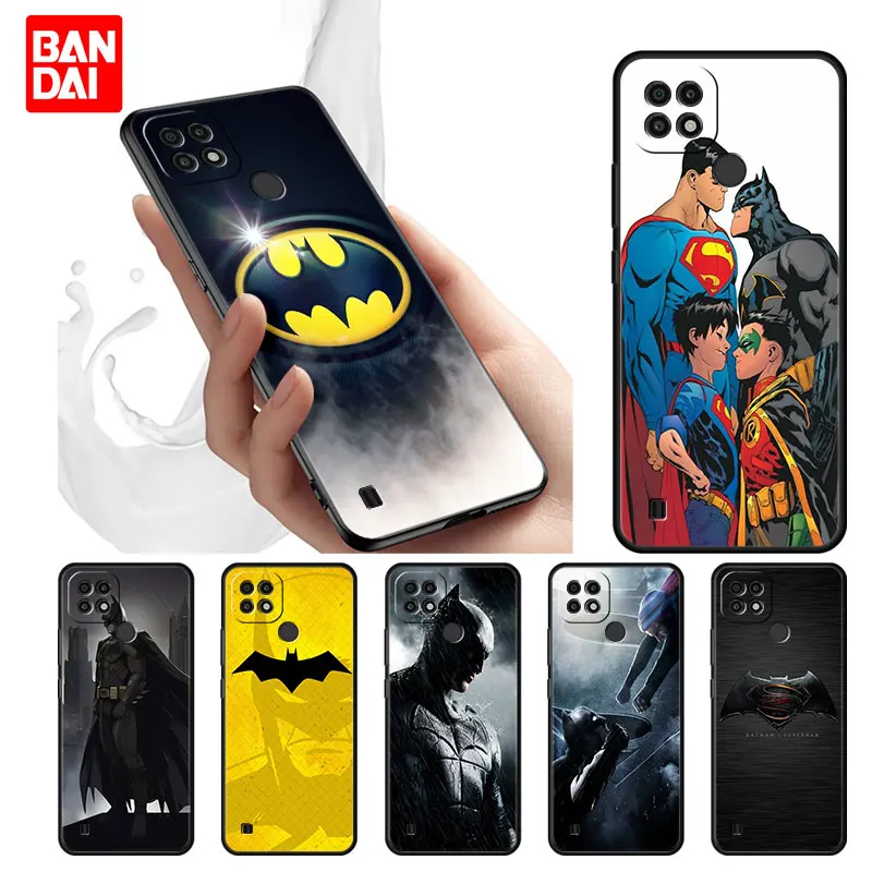 Силиконовый чехол с супергероями Dc Marvel Бэтменом для Realme C21 C21Y C25 C25s C15 C11 C3 C20 5 6 7i 8i 8