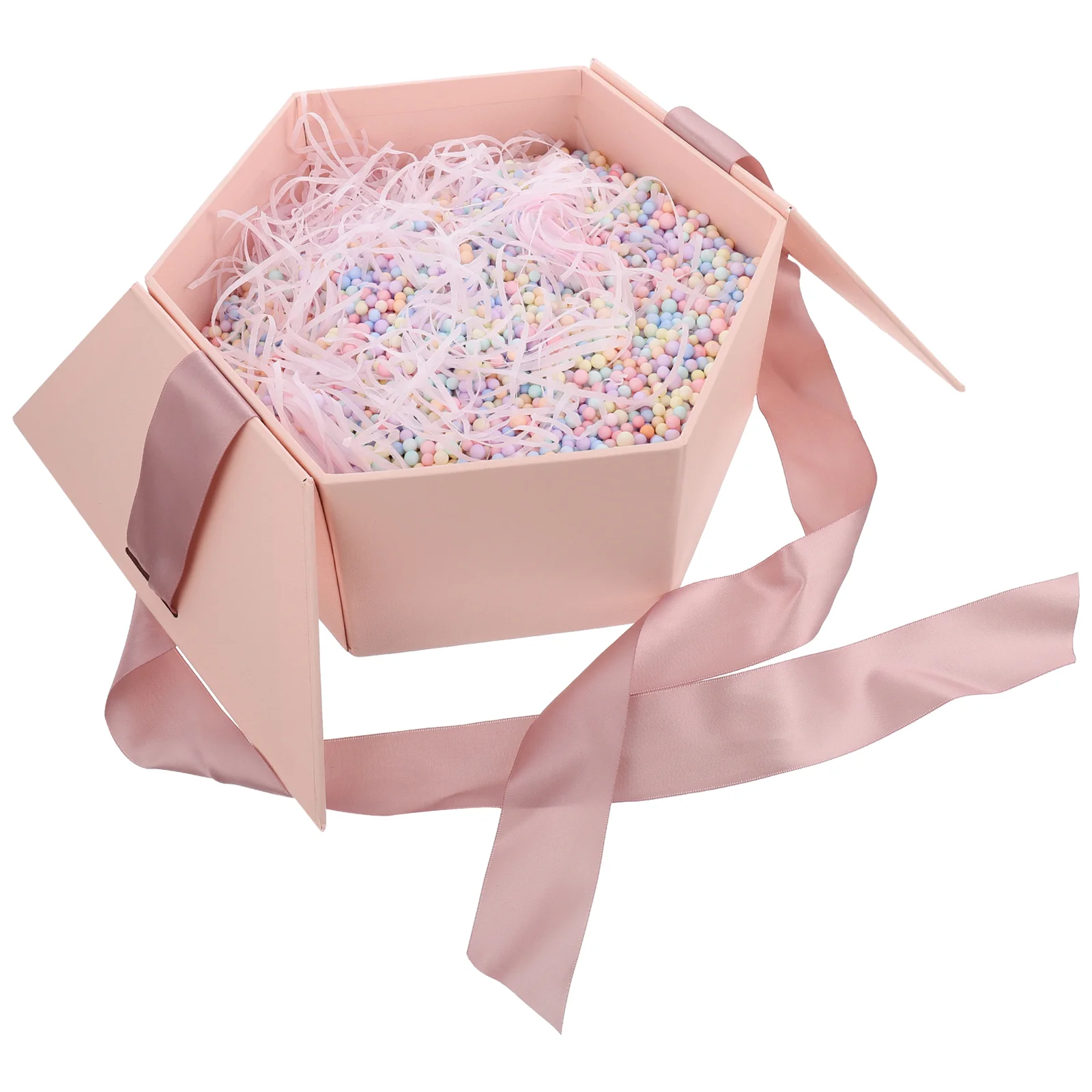 

Box Boxes Wedding Gift Favor Party Hexagon S Valentine Bridal Container Cardboard Mache Packing Treat Paper Present Candy