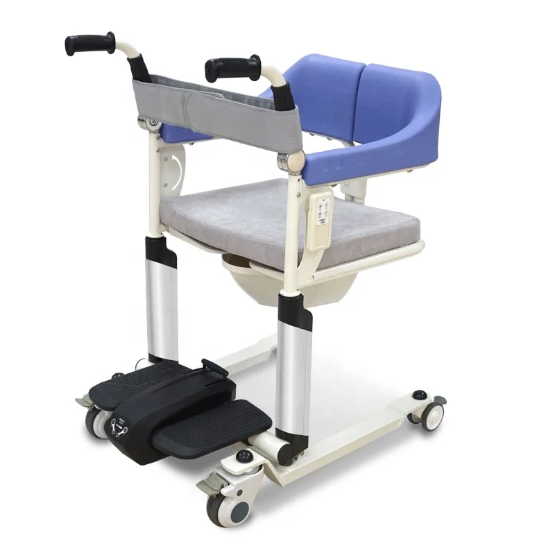 

2022 New Product Multifunctional patient transfer chair Elderly Disabilities Bathing Toilet commode transfer Chair wheelchair
