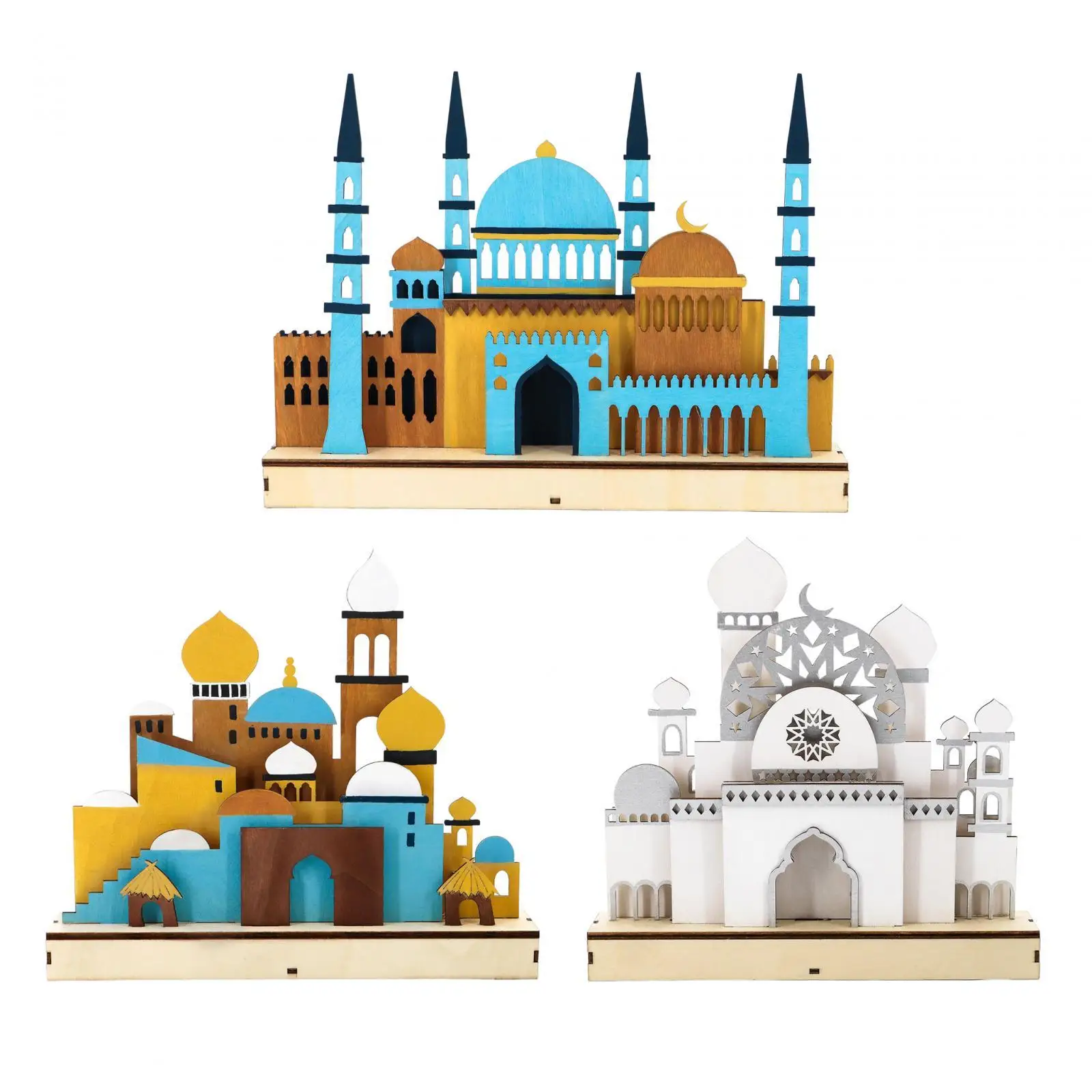 

Eid Crafts Night светильник Настольная лампа ручной работы с искусственным декором для стола Eid Mubarak светильник для спальни