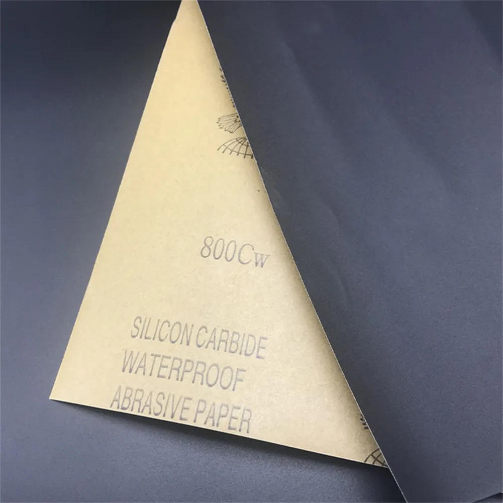 

10pcs Sandpaper 800/1200/2000 Grit Accessories Anti-blocking Body Polish