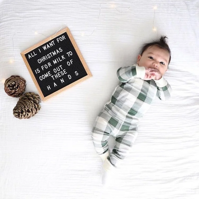 10*10 дюймов Рождественская войлочная доска с буквами для объявлений на день