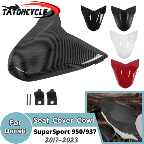 Супер спортивный чехол на заднее сиденье для Ducati SuperSport 950 939 937 2017-2023, детали обтекателя пассажирского сиденья мотоцикла