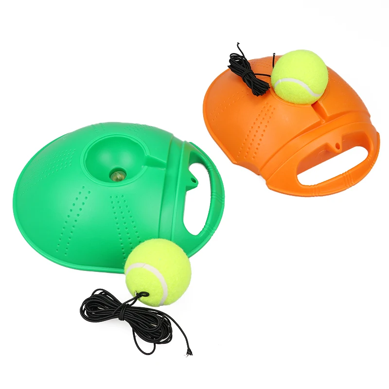 

Heavy Duty Tennis Training Tool Exercise Tennis Ball Self-study Rebound Ball With Tennis Trainer Baseboard Sparring Device