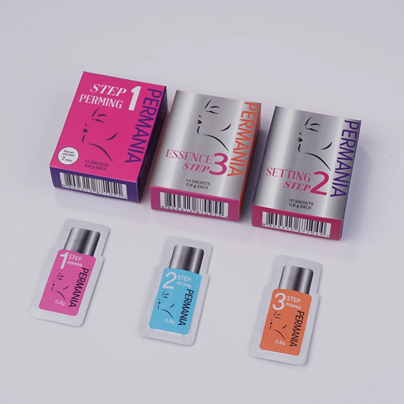 30 коробок корейский оригинальный комплект lom3x/PermaniaEyelash-Lifting Step 1 2 3 ресницы для