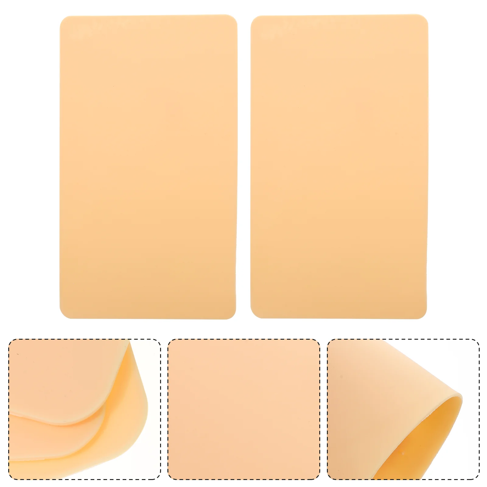 

Skinpractice Fake Silicone Face Embroidered Training Temporary Pad Kit Eyebrow Accessories Tattooing3D Beginner Human Paper