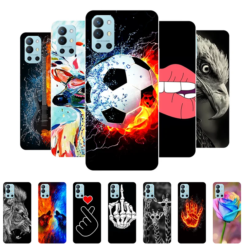 

For OnePlus 9R Case Football Soft Silicone Back Cases for Oneplus 9R LE2101 LE2100 Phone Cover for Oneplus9R 9 R etui 1+9R