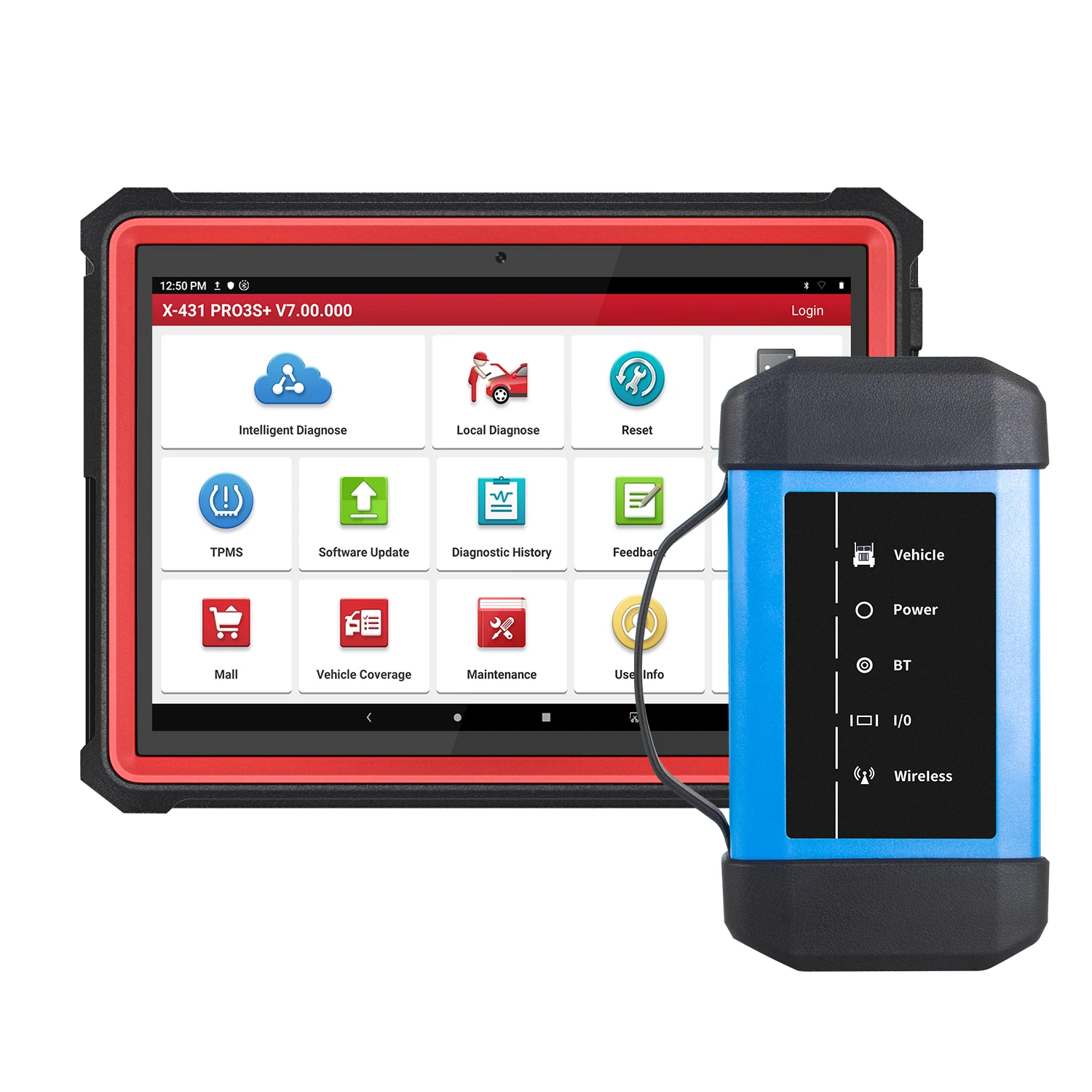 Запуск X431 pro3s+ hdiii 10 1 ''автомобильный диагностический сканер для грузовиков