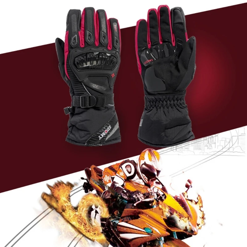 

Motorcycles Gloves Winter Windproof Gloves Men Women Touch Screens Motocross Gloves with Protections