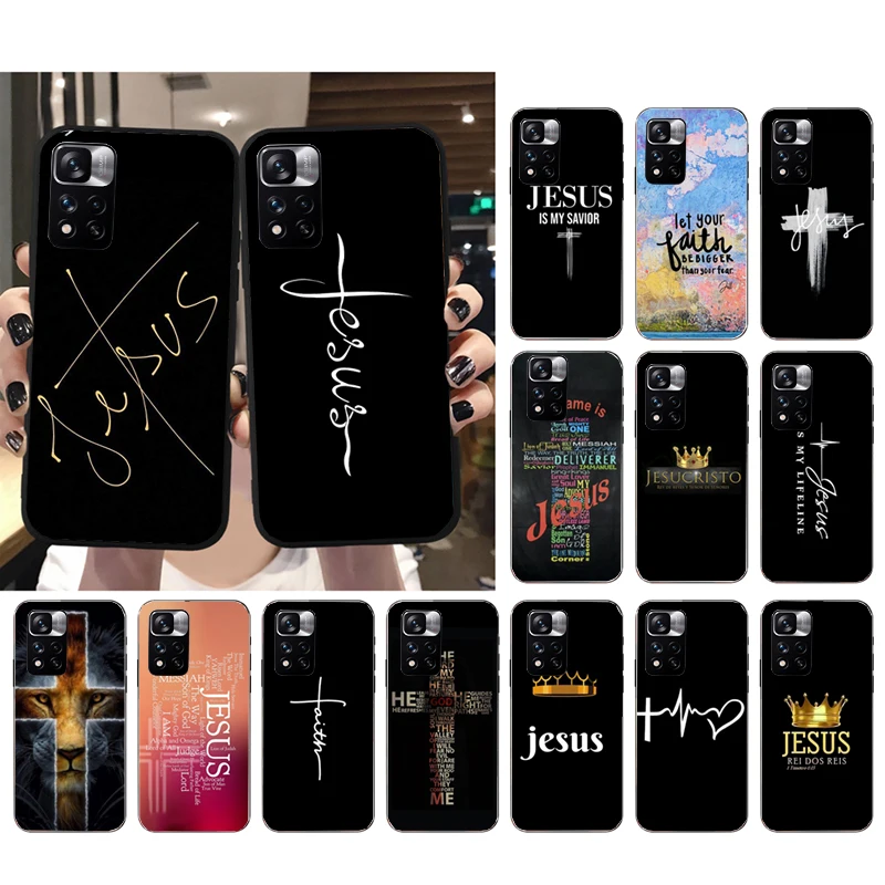 

Phone Case For Xiaomi Redmi Note 11 11S 11T Pro 10 9Pro Note9S 10S Redmi 10 9 10C 9C 9A 9T Jesus Case