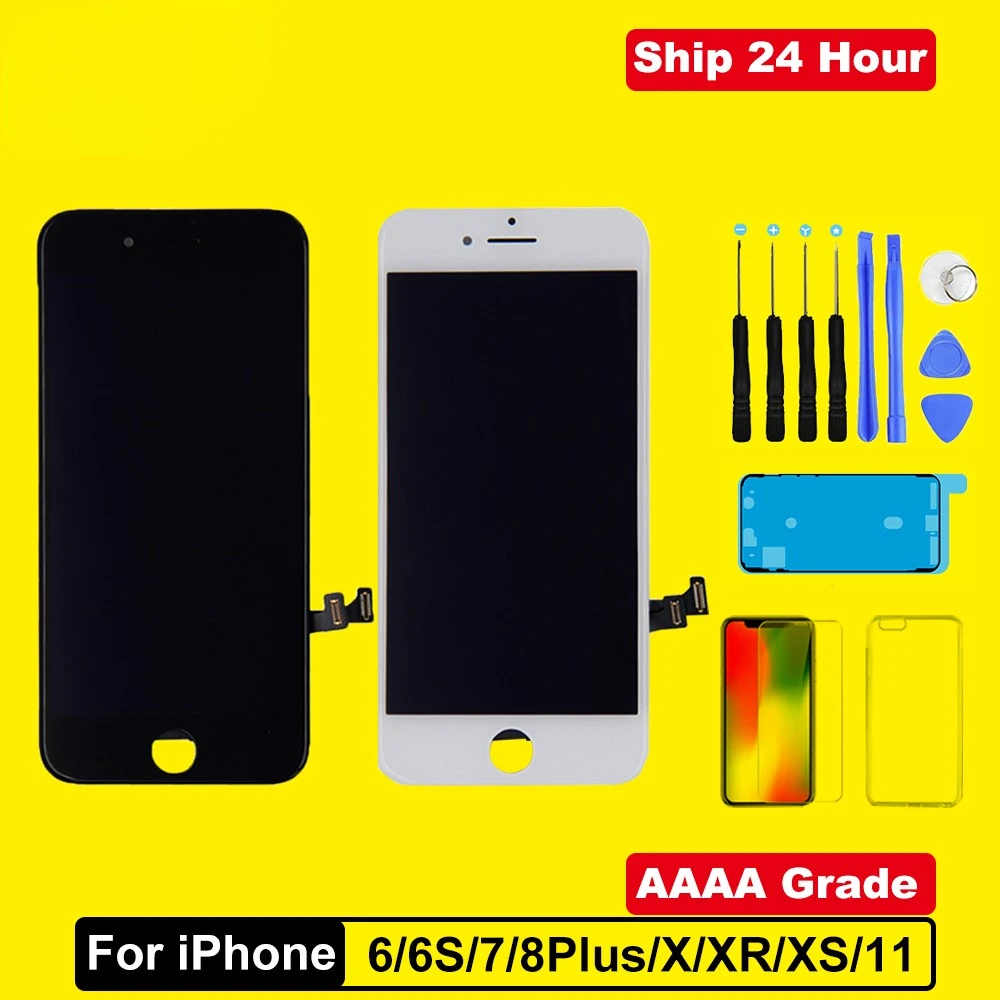 

AAAA Grade For iPhone 6 6S 7 8 Plus LCD Perfect 3D Touch Screen Digitizer Assembly For iPhone X XR XS MAX 11PRO Display Pantalla
