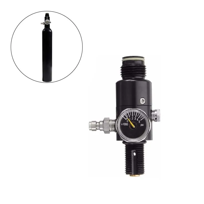 

Paintball Air Gun Tank Airsoft PCP Air Rifle HPA 4500psi Compressed Air Tank Regulator Valve Output Pressure M18*1.5 /G1/2-14