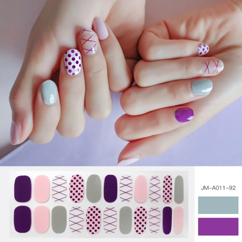 

3D акварельные Стикеры для дизайна ногтей для женщин, Полные Осенние листья, цветок, слайдер, дизайн, корейские декоративные наклейки для ног...