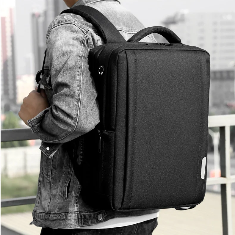 

2022 Men Anti Theft Backpacks For 15.6'' Laptop USB Charging Mochila Waterproof Oxford Travel Bag Casual Male Schoolbag
