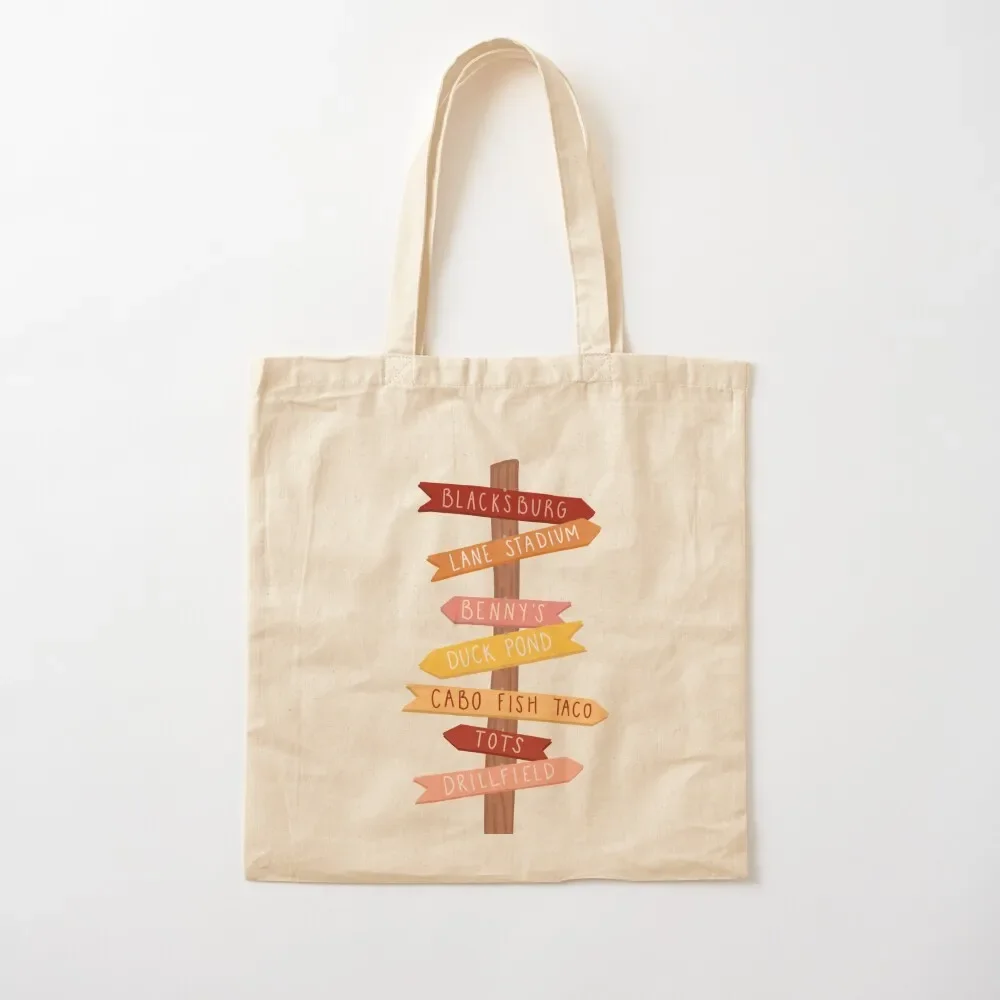 Сумка-тоут Blacksburg Sign Post сумка для покупок сумка-тоут на заказ холст-шоппер