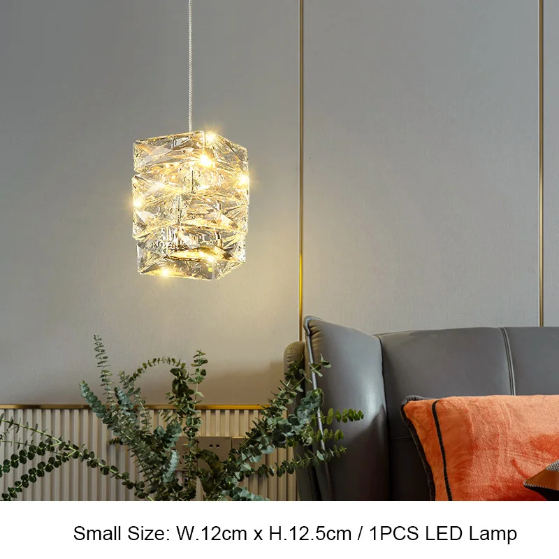 

Подвесной светильник KUNG хрустальный, хромированный