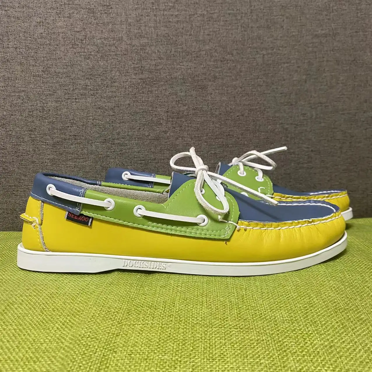 Sebago Mens Designer Shoes Men Genuine Leather Docksides Classic Boat For Homme Femme BB18