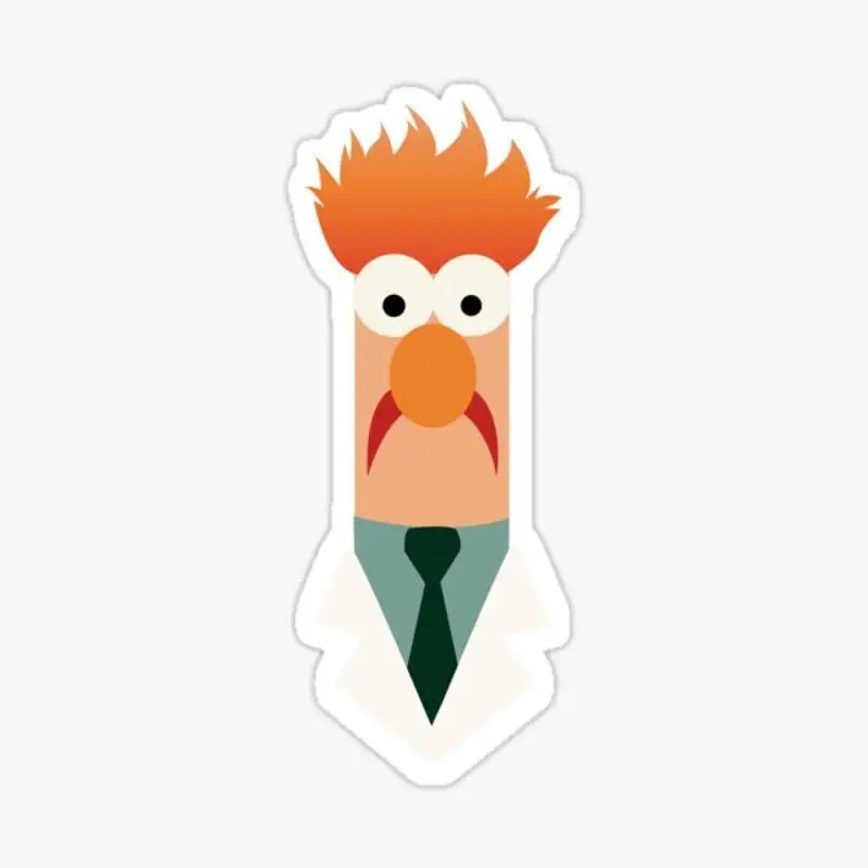 

Beaker Sticker for Laptop Decor Bedroom Car Cute Cartoon Art Fashionable Public Suitcase