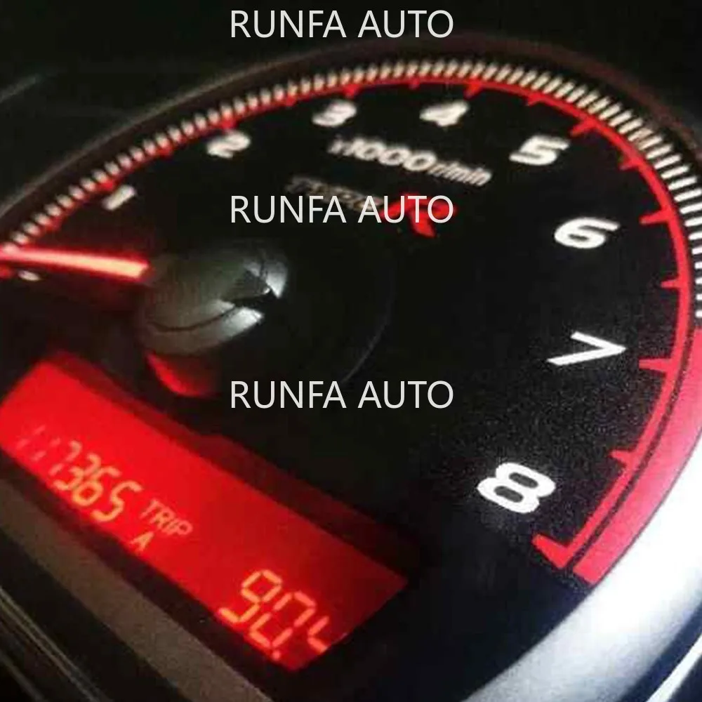 Фото Циферблат тахометра для Honda Civic EX, EX-L, LX, LX-S, DX, DX-VP, Hybrid Type-R в стиле MUGEN №3