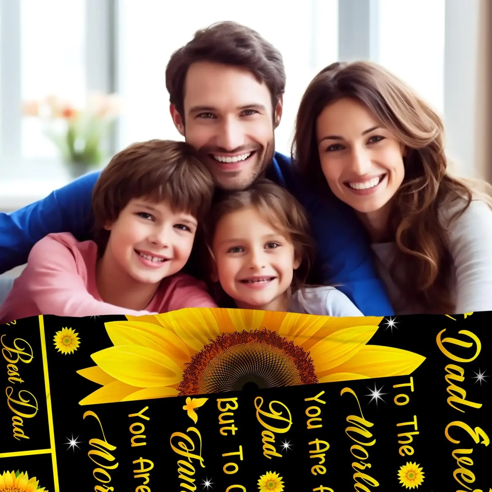 Мягкое уютное одеяло подарки для папы лучшего День рождения благодарения