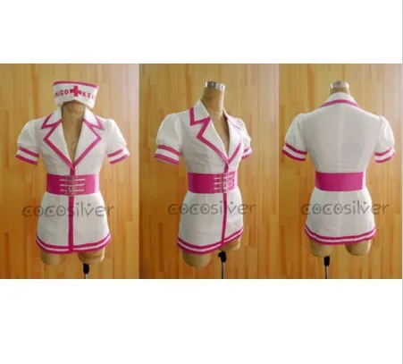 

SONICOMI Super Sonico nurse version Cosplay Costume dress