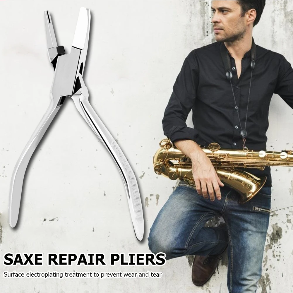 

Broken Spring Removal Pliers Stainless Steel Saxophone Repair Pliers Repair Tool Woodwind Musical Instrument Accessories