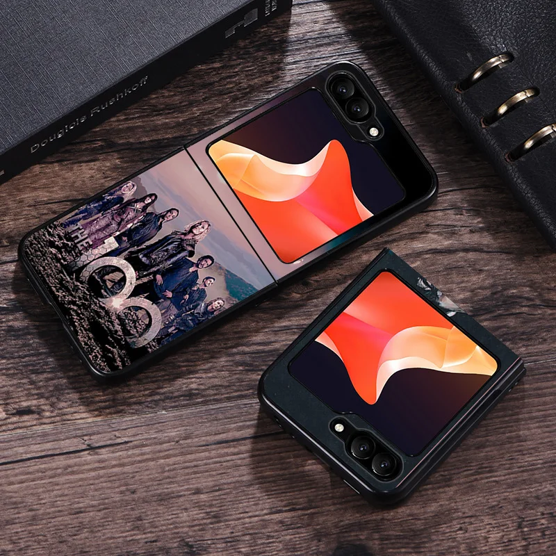 Жесткий чехол для Samsung Z Flip6 Flip5 Flip4 Flip3 5G высококачественные Чехлы телефона 100