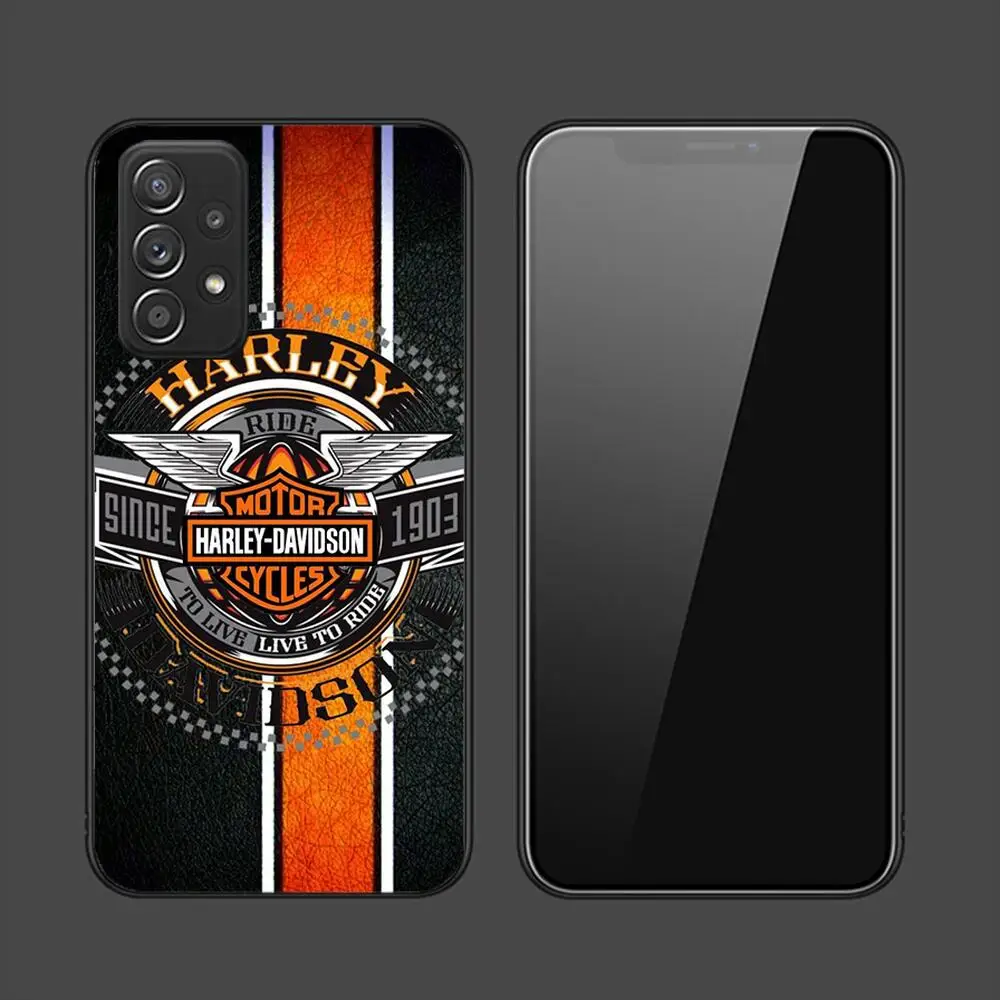 Harleys Davidsons Phone Case For Samsung Galaxy A13 A52 A53 A73 A32 A51 A22 A12 A20e A50 A21 A72 A70 S 4G 5G Fashion Soft Covers