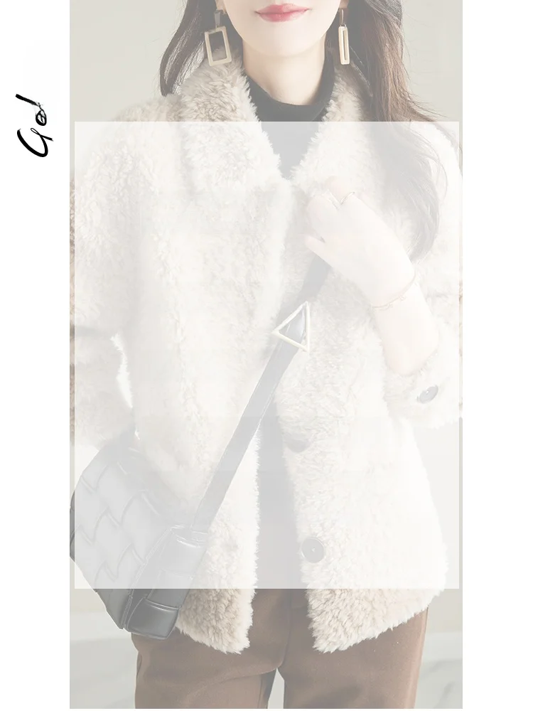 Новинка 2024 верхняя одежда для стрижки овец с частицами однотонное осенне-зимнее