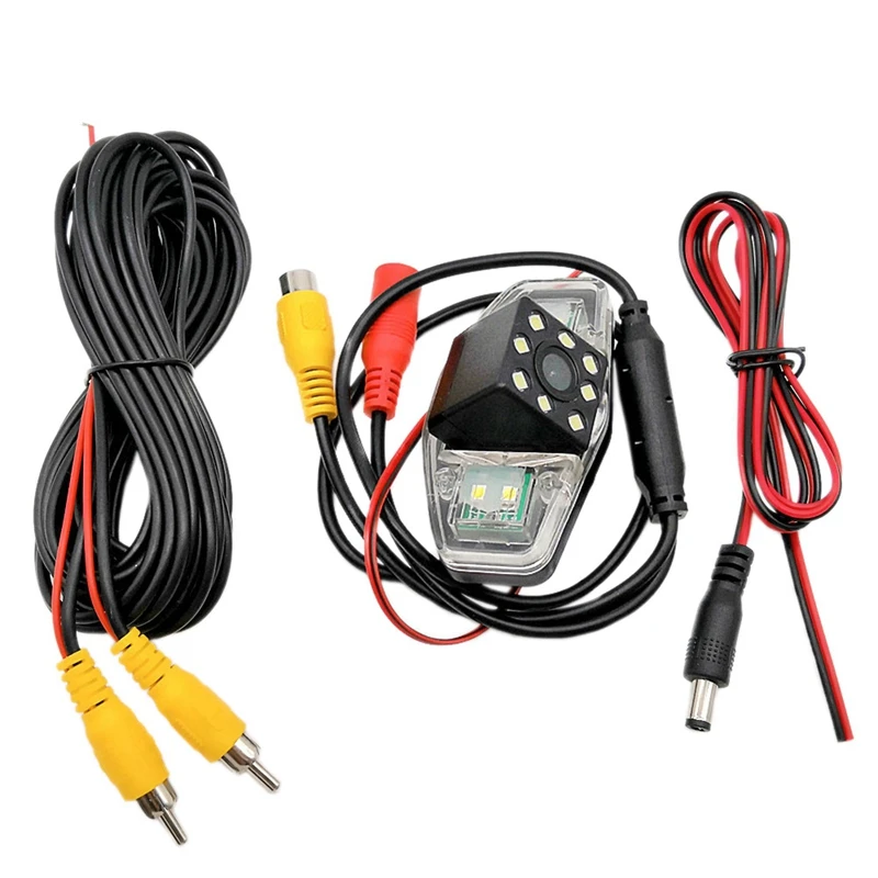 Автомобильная камера заднего вида 8 светодиодов для Honda Pilot Accord Civic EK FD Odyssey Acura TSX