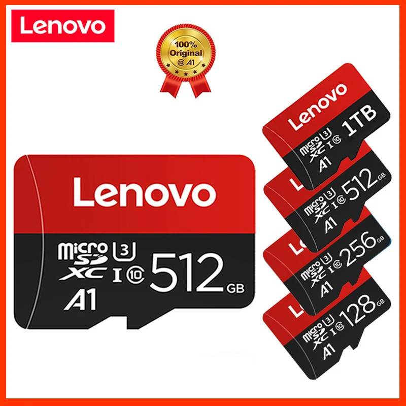 

Lenovo карта памяти Micro SD, 1 ТБ, 64 ГБ, 512 ГБ, 256 ГБ
