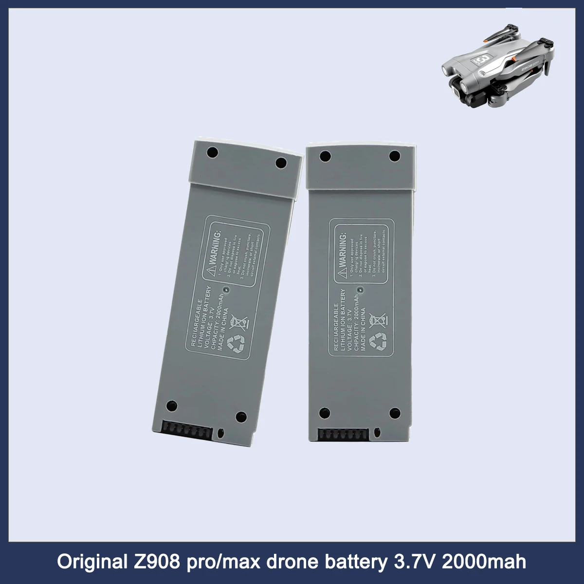 Аккумуляторная батарея Z908 3 7 в 2000 мАч для квадрокоптера Pro MAX RC Drone Lipo