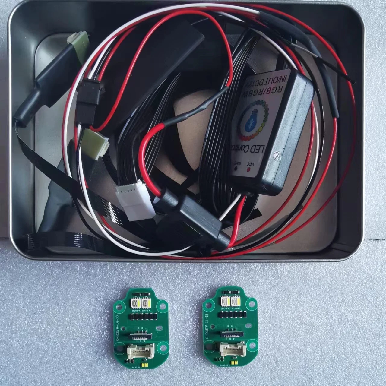 

Дневные ходовые огни Icedriver для Mercedes Benz C класса DRL RGB, многоцветсветодиодный светодиодные панели w205 s205 a205 AMG c63 2014-2019 RGBW