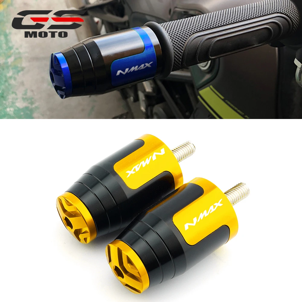 

Motorcycle Accessories For Yamaha Nmax125 Nmax155 Nmax 125 155 Motorcycle Handle Bar Handlebar Hand Grips End Plug Cap 7/8' 22MM