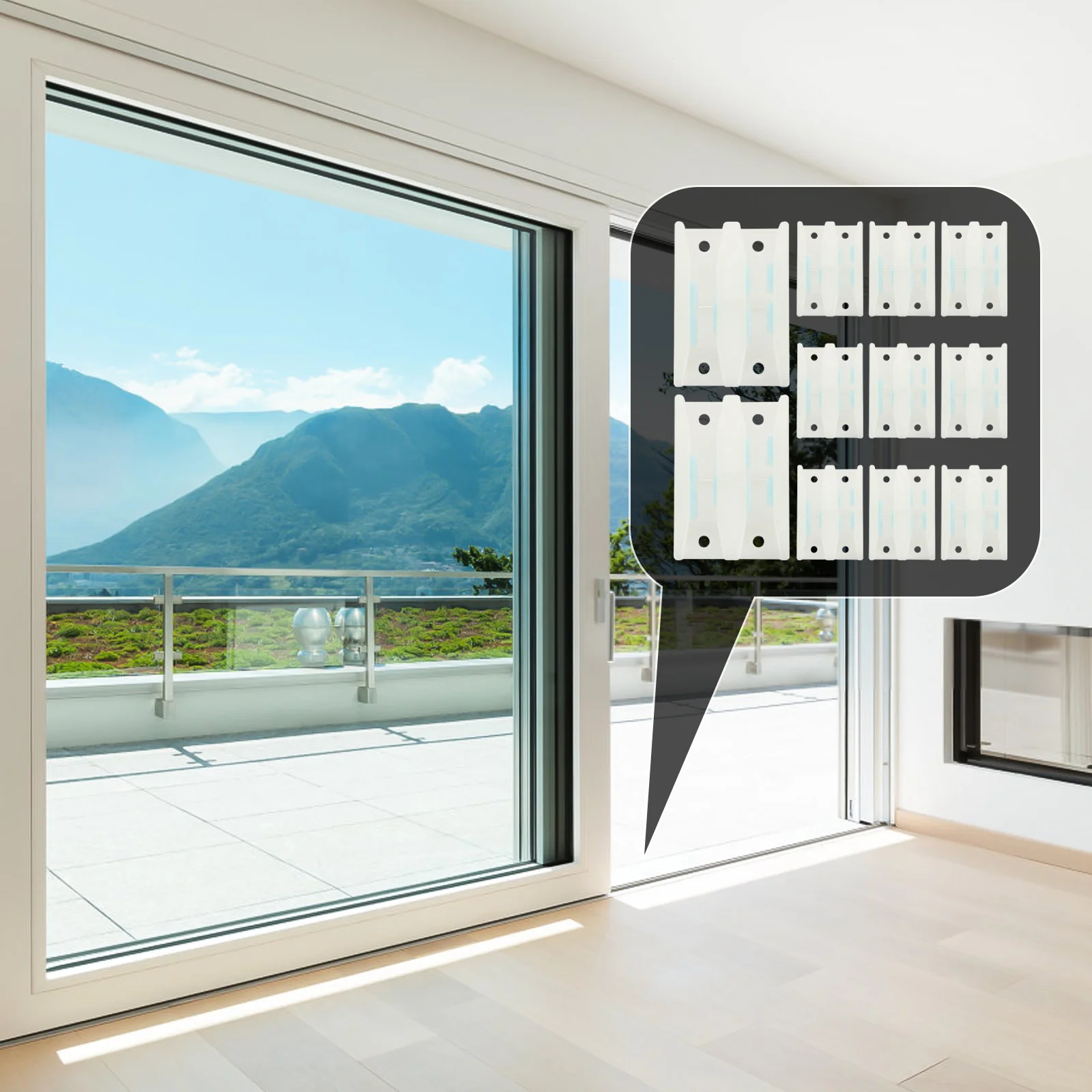 8 шт. нижняя направляющая двери Rieles Para Puertas Corredizas пластиковый пол для раздвижного