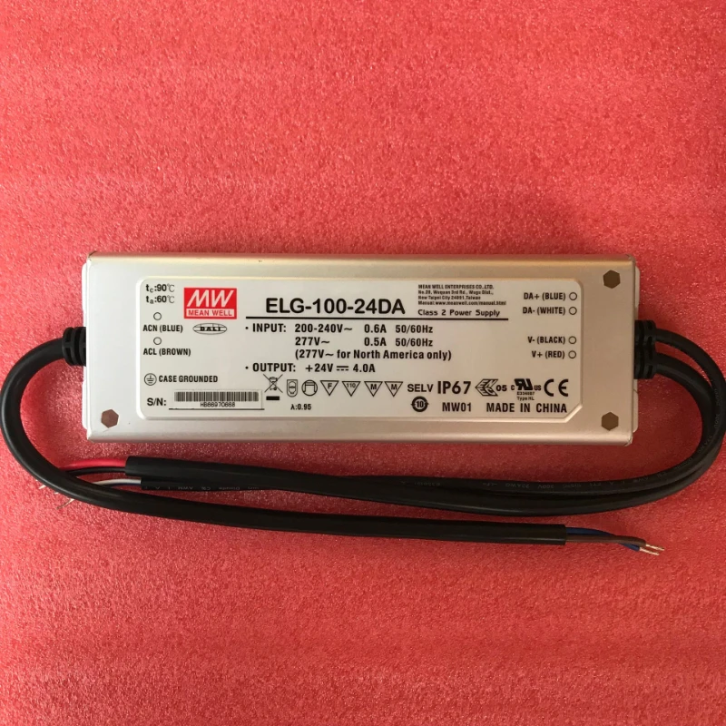 

1PCS ELG-100-24DA/36DA/48DA/42DA/54DA-3Y ELG-150 ELG-200 ELG-240 Constant Current Constant Voltage Waterproof Power Supply ORG