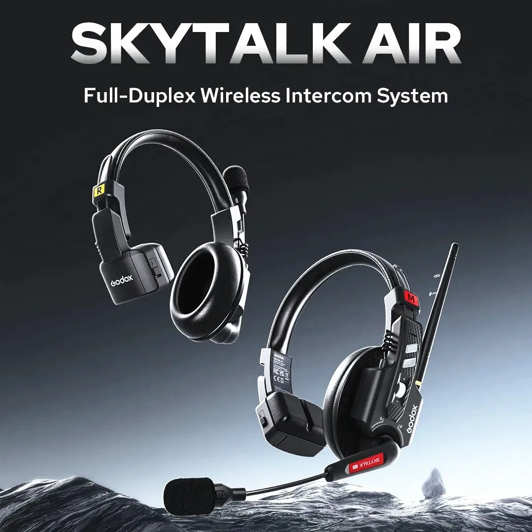 Фото Беспроводная полнодуплексная система связи Godox SkyTalk Air 2.4GHz с дальностью передачи 500 мм №2