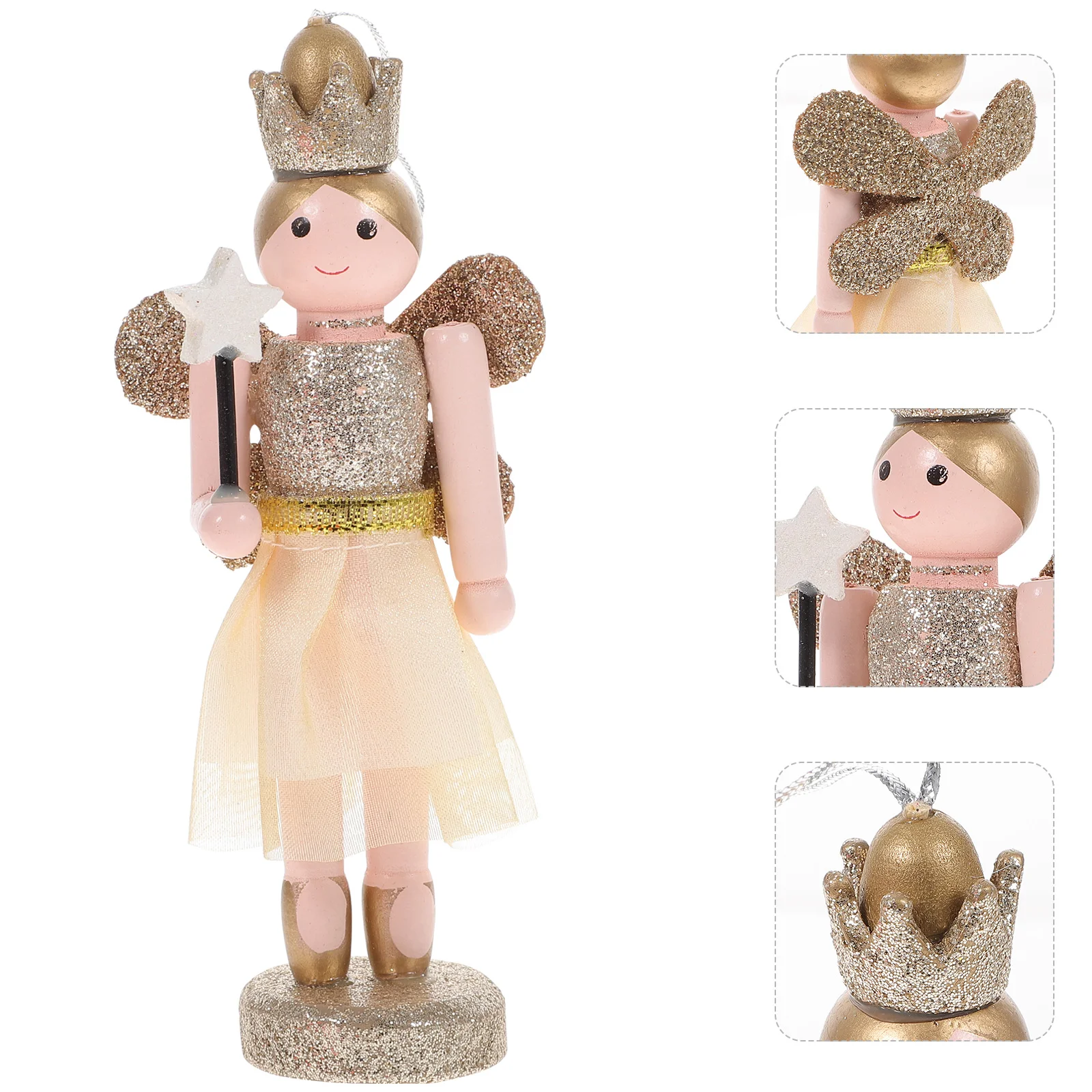 Фея Щелкунчик кулон печенье деревянный декор украсить фигурку сахарной сливы из