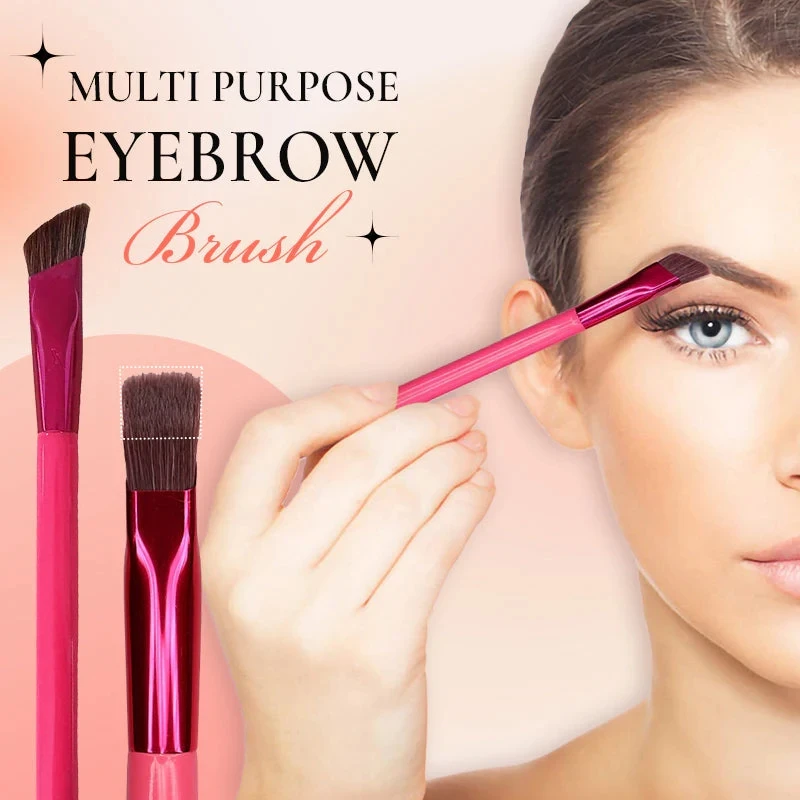 

Wild Eyebrow Brush Multifunction Simulated Eyebrow Hair Makeup Brush Contour Eyeshadow Concealer Square Make Up Brushes