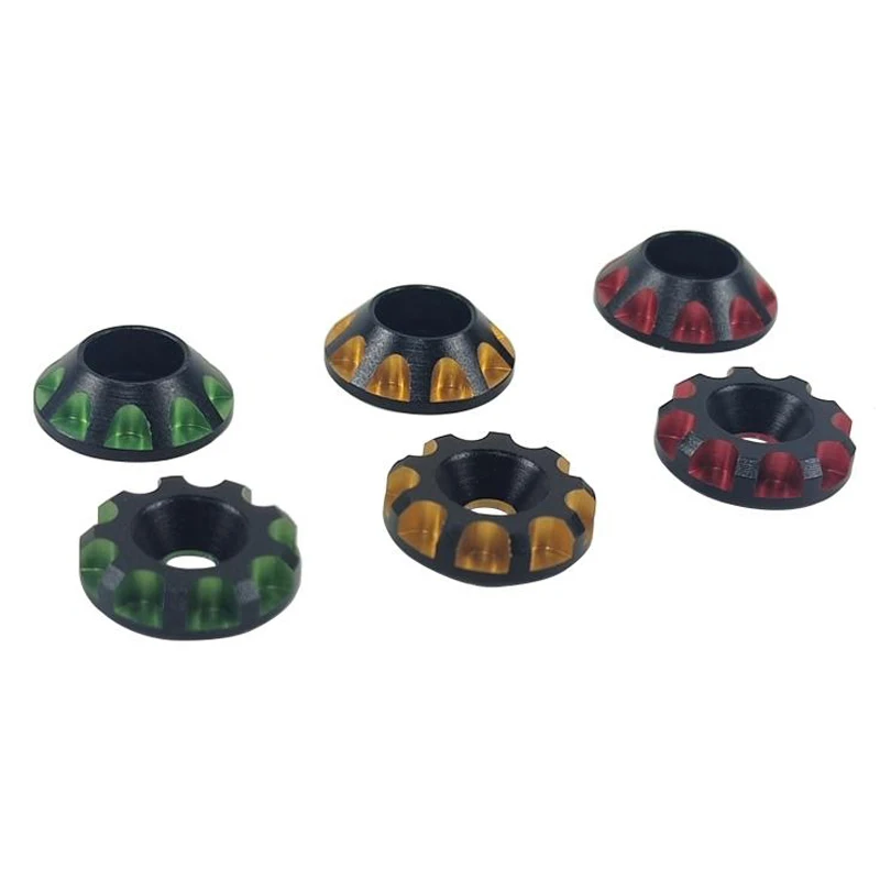 

2 шт., металлические гайки M3 для внедорожника, 1/10 дюйма