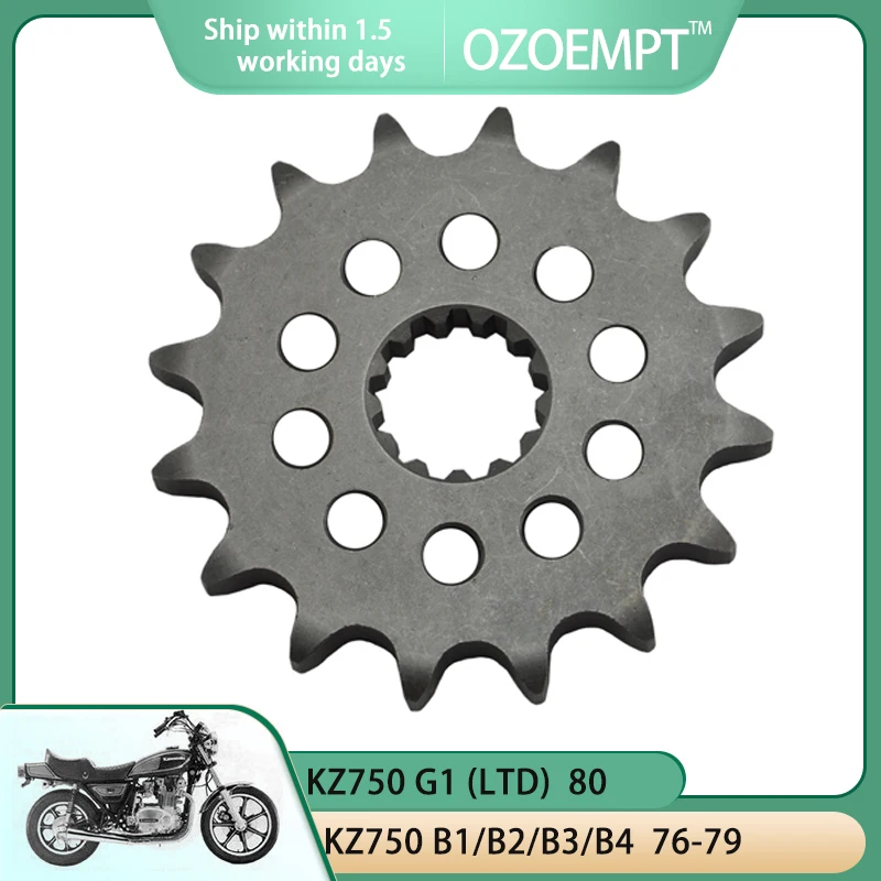 

Передняя Звездочка для мотоцикла OZOEMPT 530-16T, подходит для Z650 B1-B3,F1 SR D2-D3 GPX750 R (ZX750F1-F3) KZ750 B1/B2/B3/B4 G1 (LTD)