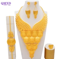 ethiopian jewelry sets for women india luxury necklaceearrings jewelry set arabic jewellery african bridal wedding gifts